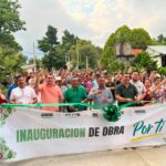 Mauricio Andrade entrega pavimentación de la calle Álvaro Obregón en Damián Carmona